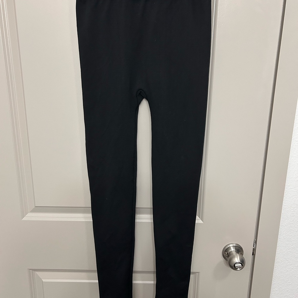 Black Fleece Leggings